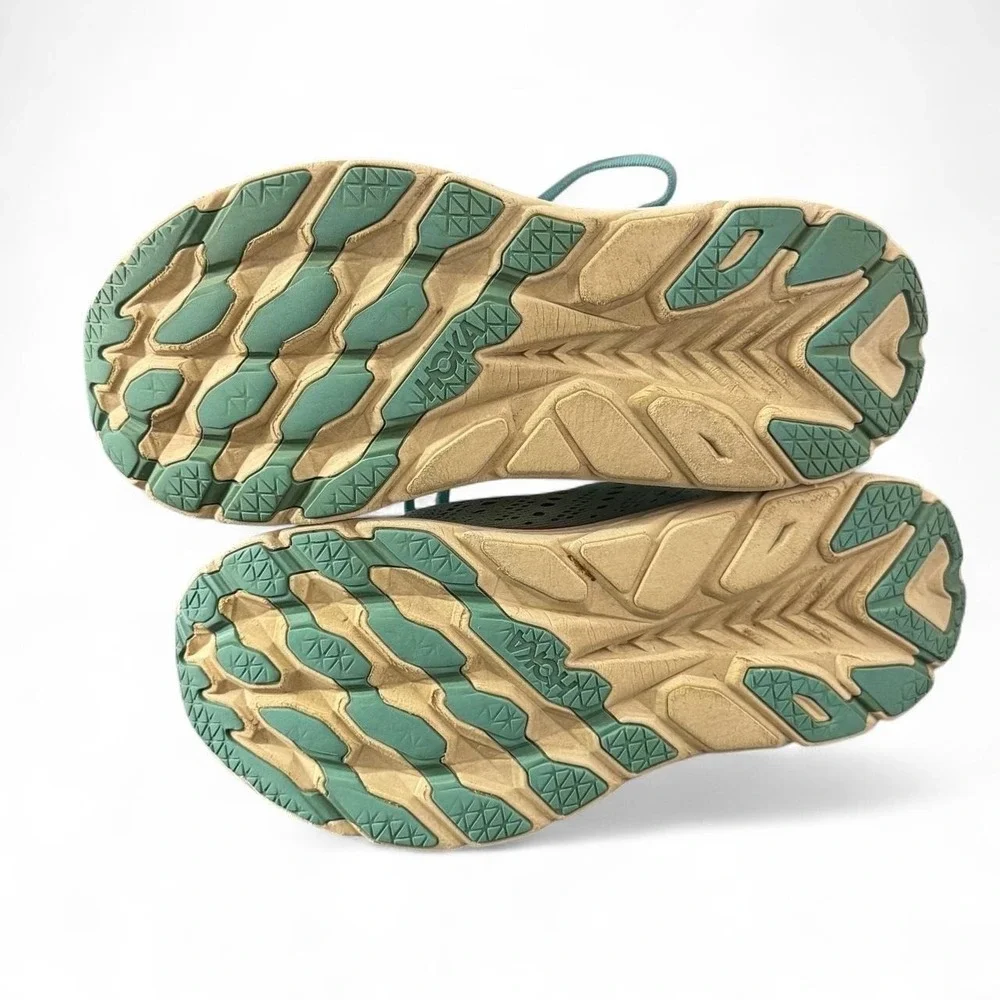 HOKA Clifton 8 One One Womens 8.5 B Aqua Blue Running Shoes 1119394 Gym Running